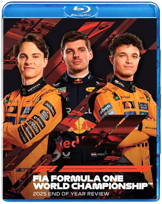 F1 2025 BLU-RAY.  NORRIS, VERSTAPPEN, PIASTRI. 8 HRS, 18 MIN. DUKE 6085BR