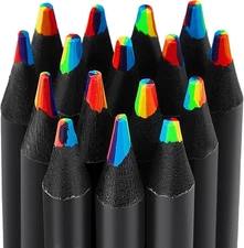 Stocking Stuffers for Kids Teens Adults, Art Supplies 16 Pcs Rainbow Colored Pen