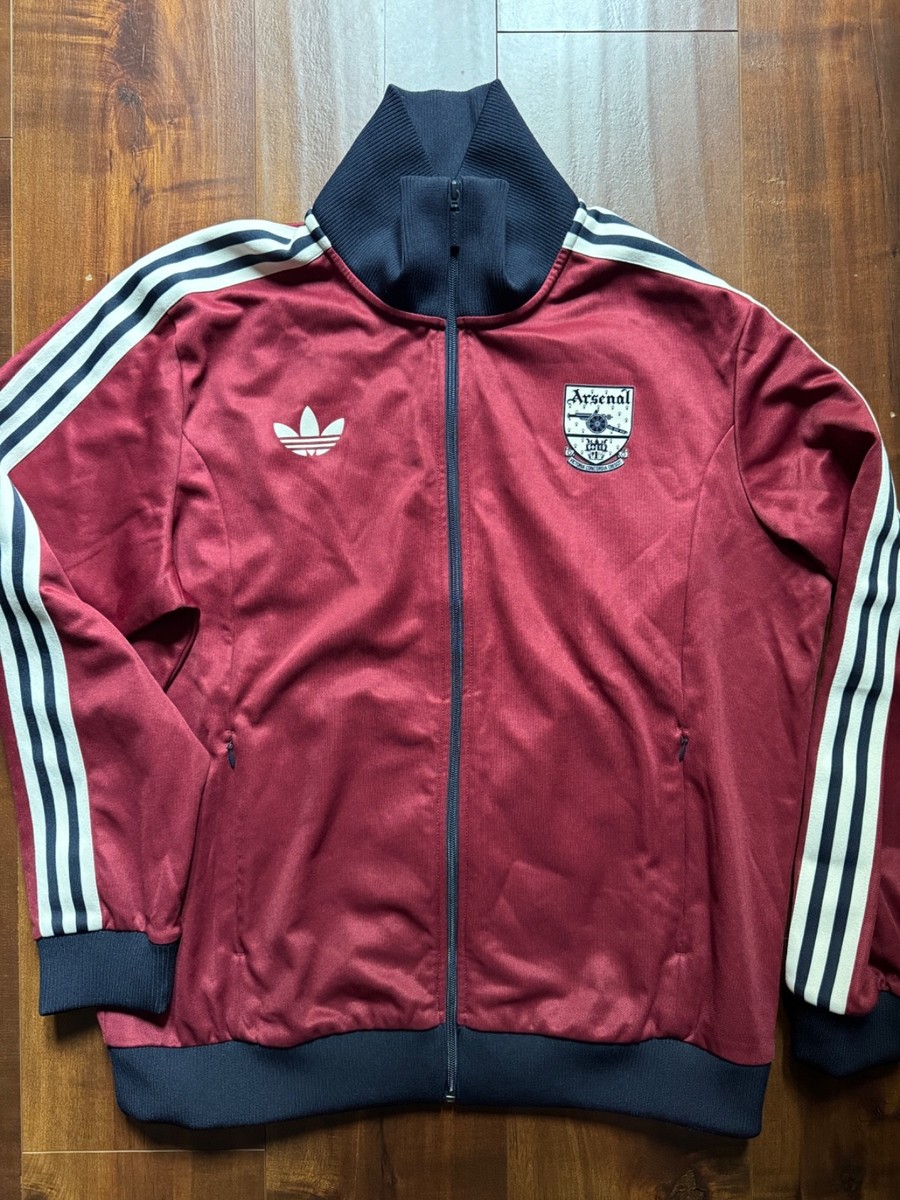 Arsenal Originals Track Top XL Adidas IY0054 Maroon Retro Jacket