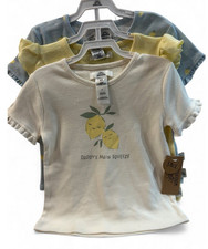 Wonder Nation Girls 4T Lemon Graphic 3-Pack C...