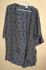 Lularoee Lindsey M set of three cover coat wraps different print fabrics — photo 3