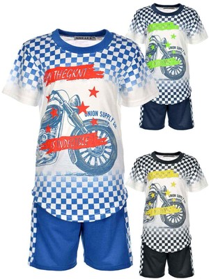 Kurze Hose Shirt Sommer Set T-Shirt Capri Shorts Kinder Junge Boy 30314
