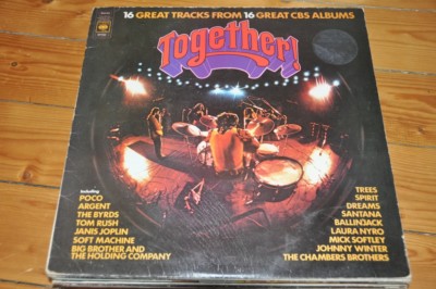 VA Sampler - Together! - CBS Greatest Rock 70s - Album Vinyl Blue LP Coulored