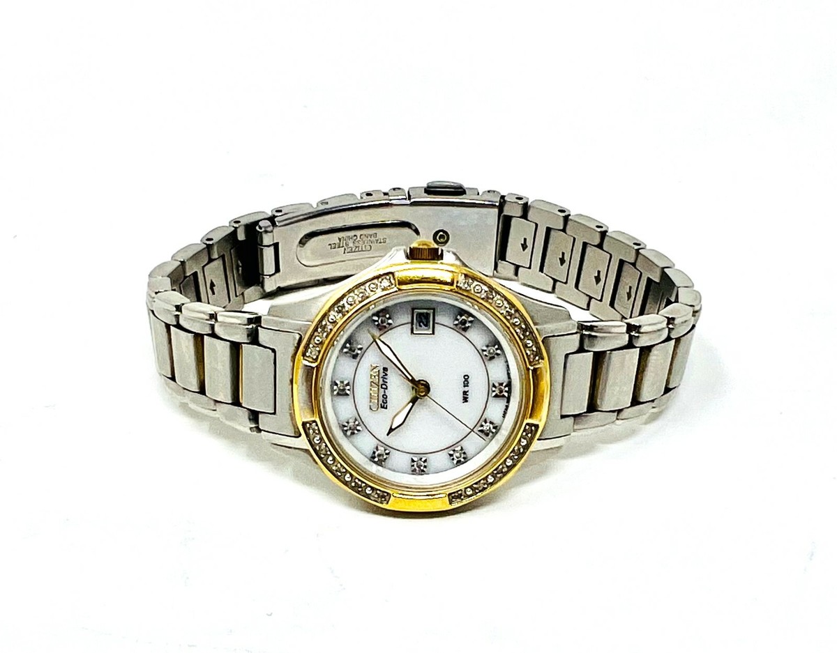 Citizen Eco-Drive Classic Stainless Steel Diamond Two-Tone  display picture 1