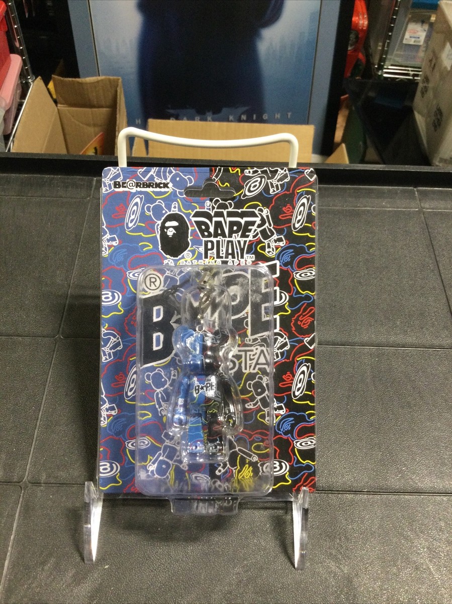 RARE Bape Play 100% Bearbrick Medicom Bape Sta Multicolored RARE Bape Play 100% Bearbrick Medicom Bape Sta Multicolored