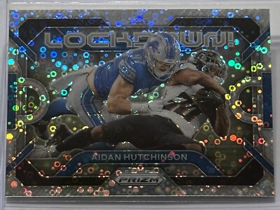 2023 Panini Prizm  Aidan Hutchinson  Lockdown No Huddle Silver Disco #LD-3