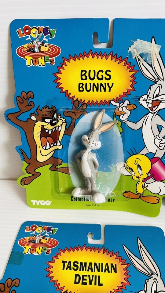Juego de 6 figuras de juguete coleccionables TYCO Warner Brothers Looney Tunes 1994 Foto 4 de 4