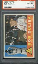 1960 Topps #401 Bob Duliba - PSA 8