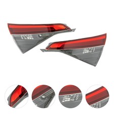 Pair Halogen Inner Tail Lights For 2022-2023 Honda Civic Sedan
