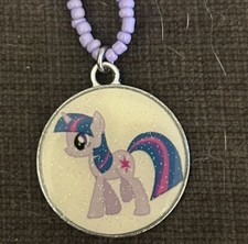 Handmade My Little Pony Sparkly Twilight Sparkle Necklace