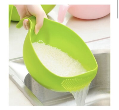 Lebensmittelqualität Kunststoff Reis Bohnen Erbsen Waschen Filter Reinigung Gadget Küche