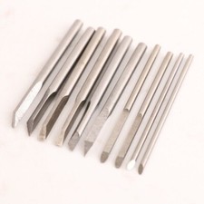 10PCS Wood Carving Chisel Tools Blade Micro Head Handmade Olive DIY Hand Set