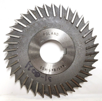 SLITTING SAW 4'' DIAMETER 1'' ARBOR 1/4'' KEYWAY 1/8'' THICK 36-TEETH