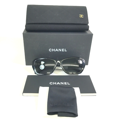 Chanel Sunglasses 5516-A c.622/48 Black Gold Chain Asian Fit