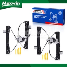 Front Left & Right Window Regulator w/ Motor Fit Chevrolet Cruze 2 Pin Connector