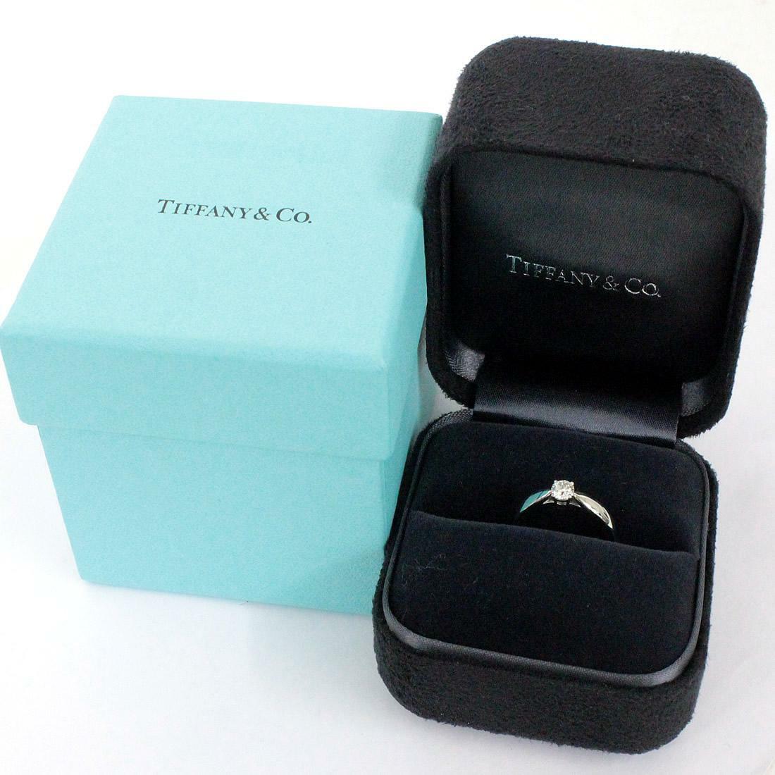 TIFFANY & Co. Harmony Platinum .27ct Diamond Engagement Ring TIFFANY & Co. Harmony Platinum .27ct Diamond Engagement Ring