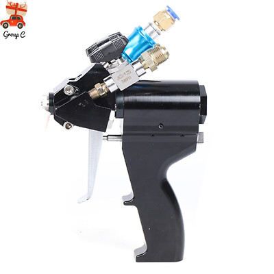 #ad #ad P2 PU Foam Spray Gun Polyurethane P2 Air Purge Spray Gun Self cleaning Black $286.49