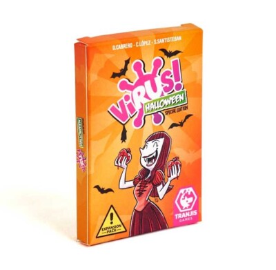 Virus! Card Game Halloween Expansion Pack - Virus Base Card Game Required