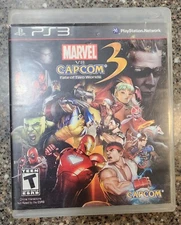 Marvel vs. Capcom 3: Fate of Two Worlds - Sony PlayStation 3 PS3 w/ Manual