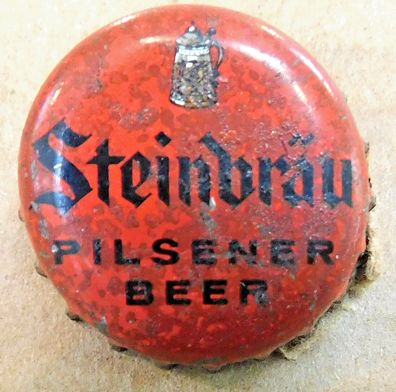 STEINBRAU PILSENER beer bottle cap WITH CORK 1961-64 Haberle Congress Syracuse