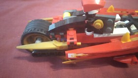 A Lego Ninjago Kai's Blade Cycle 9441 Missing Pieces 75% Complete No Minifigure