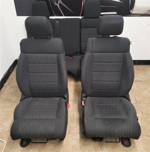2012 Jeep Wrangler JK Unlimited 4 Door Black Cloth Seat Set Mopar (Fits