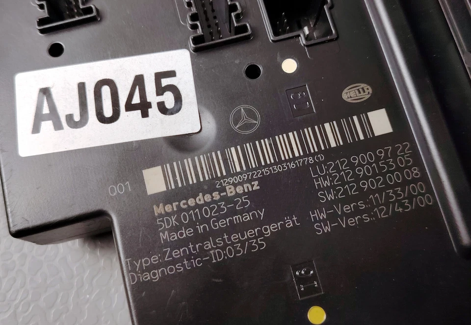 14-16 MERCEDES BENZ E63 AMG S4MATIC 5.5 SAM CAJA DE FUSIBLES ELÉCTRICOS TRASEROS 2129009722 Foto 3 de 4