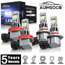 For Toyota Tundra 2007-2013 LED Headlight Conversion Kit Hi/Lo Beam Bulbs White