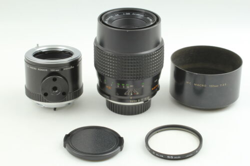 Minolta MC Macro Rokkor QE 100 mm f/3,5 du JAPON [presque comme neuf avec tube et échantillon] - Photo 1/12