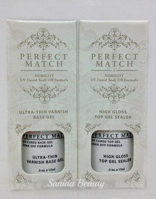 LECHAT Perfect Match NOBILITY Gel - Choose any Base, Top, Prime Bond 0.5oz/15ml