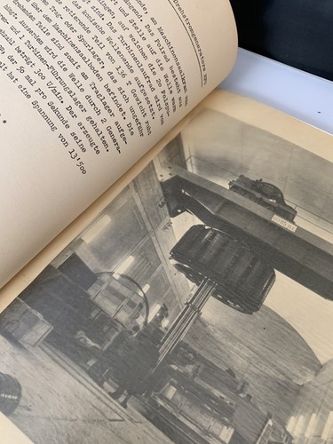 Vintage 1950 Swiss Power Plant Construction Book Grimselpost Photographs Map - Picture 5 of 12
