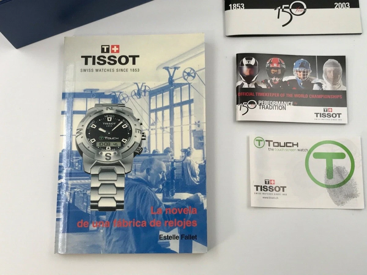 TISSUESOT TOUCH 2003 REF. WATCH BOX INSTRUCTIONS AND GUARANTEE