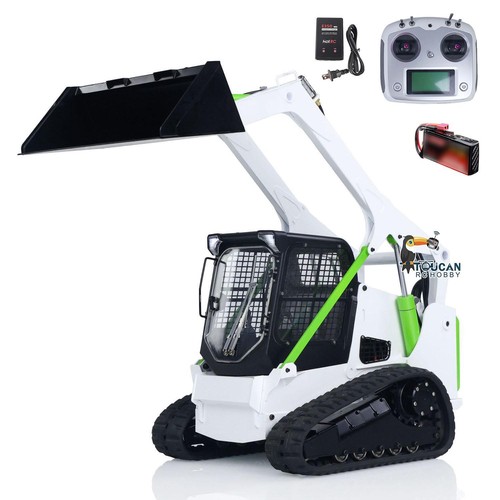 SM770 1:14 Metal RC Hydraulic Skid-Steer Loader RTR Radio Control Truck Sound - Picture 2 of 17