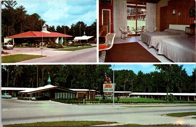 Howard Johnsons Motor Lodge Restaurant Ocala Florida Postcard E35