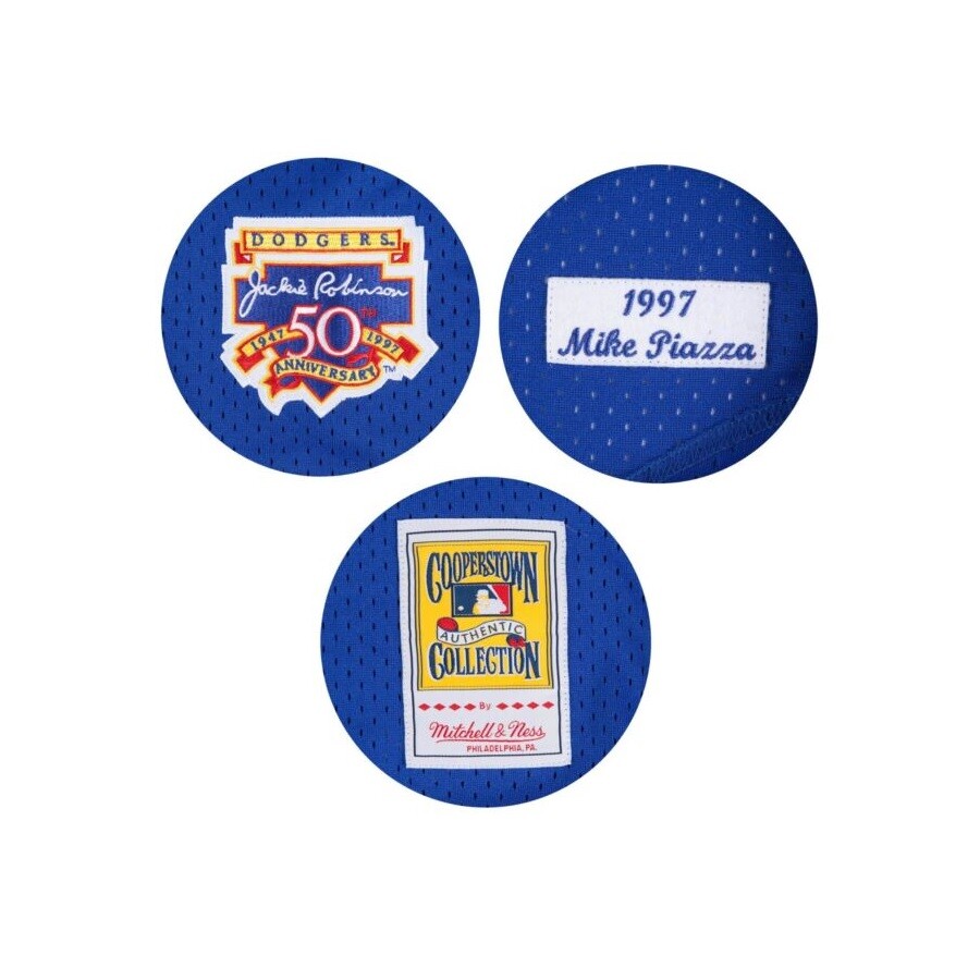 MIKE PIAZZA Los Angeles DODGERS Mitchell & Ness MLB Cooperstown BP