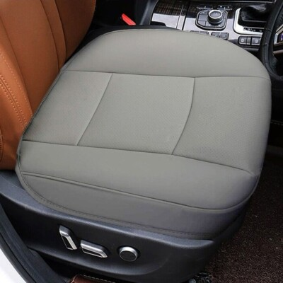 #ad Gray Luxury PU Leather Full Surround Car Seat Protector Seat Cover Accessories $20.92