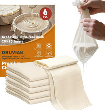 High-Grade 100 Cheesecloth – 6-Pack, Soft & Durable 20x20 Inch Cotton, Lock-Edge