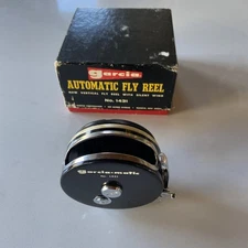 Vintage Garcia-Matic 1431 Automatic Fly Fishing Reel With Box - NICE!