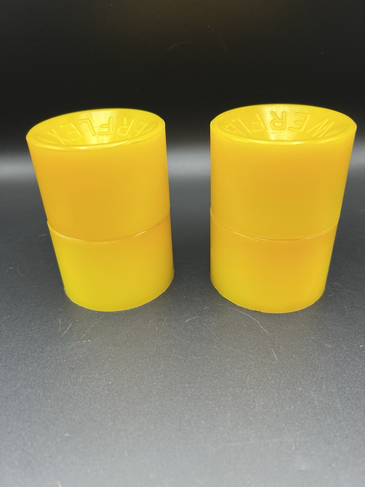 Vintage NOS Powerflex 5 YELLOW Skateboard Wheels 1970's oj sims juice road