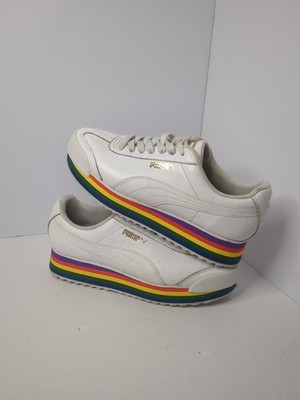 Size 9 Women- PUMA Rainbow Sneakers