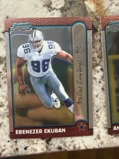 1999 BOWMAN CHROME NFL FOOTBALL ROOKIE CARD #s 151-220 PICK YOUR CARD
