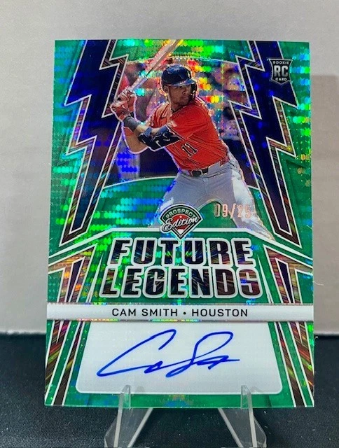2025 Panini Prospect Edition Cam Smith Future Legends Green Pulsar