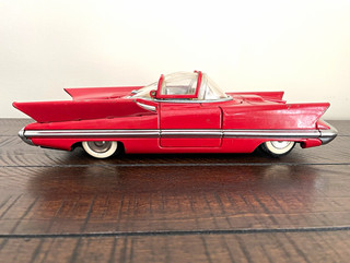Vintage Alps Tin Lincoln Futura JAPAN 1950s