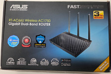 ASUS RT-AC66U B1 Wireless AC1750 Gigabit Dual-Band Router - Good condition