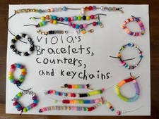 Hand-crafted math counters for children