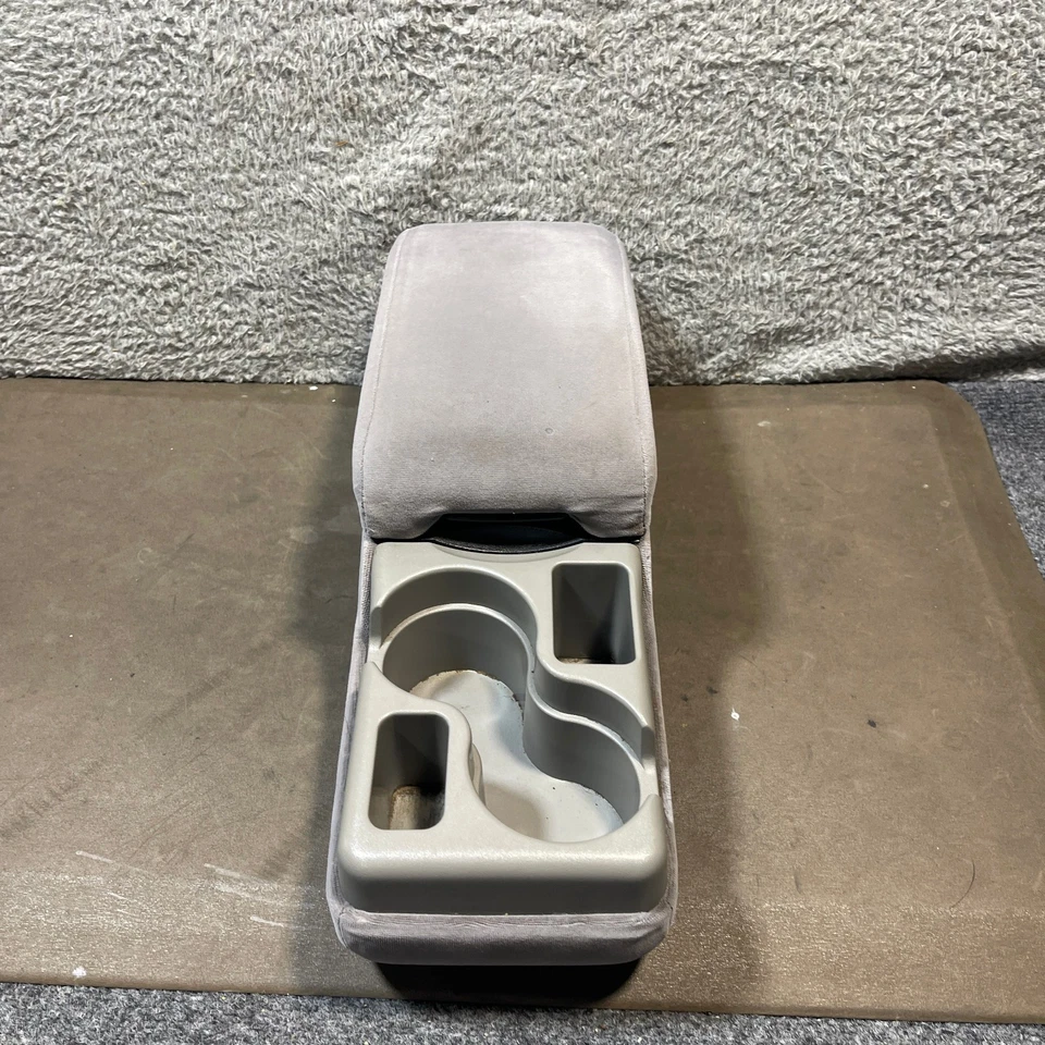 97-05 Buick Century Regal Impala Console Central Tampa Apoio de Braço SUPORTE PARA COPO CINZA FABRICANTE DE EQUIPAMENTO ORIGINAL - Imagem 2 de 4