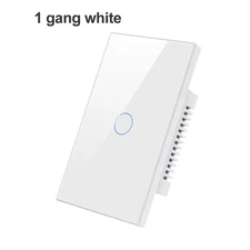 Wifi US Smart Light Switch，220V Neutral Wire 1/2/3/4 Gang Touch Light Switch APP