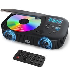 CD Player Portable,Dual Stereo Speakers Portable CD Player with Bluetooth Spe...