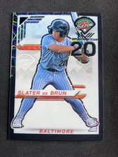 2025 Panini Prospect Edition SLATER DE BRUN BLACK VELOCITY HOLO /39 #10