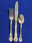 Towle Old Master sterling silver flatware rare vintage place setting of 3 pieces
